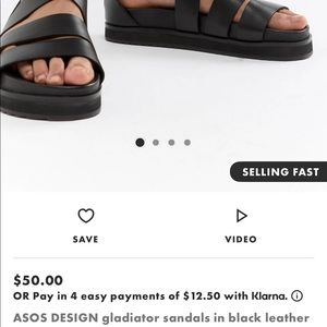 ASOS DESIGN gladiator sandals